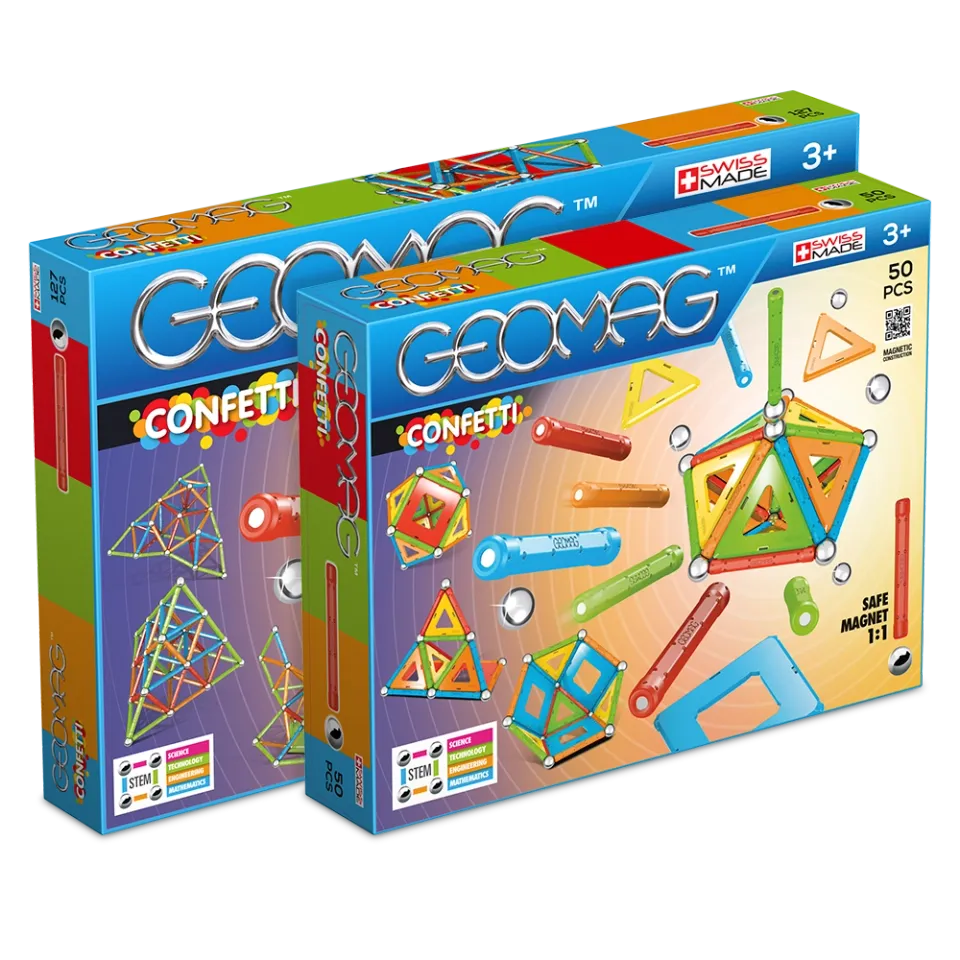 geomag-confetti-bundle-3-buntes-magnet-konstruktionsspiel-set image 1