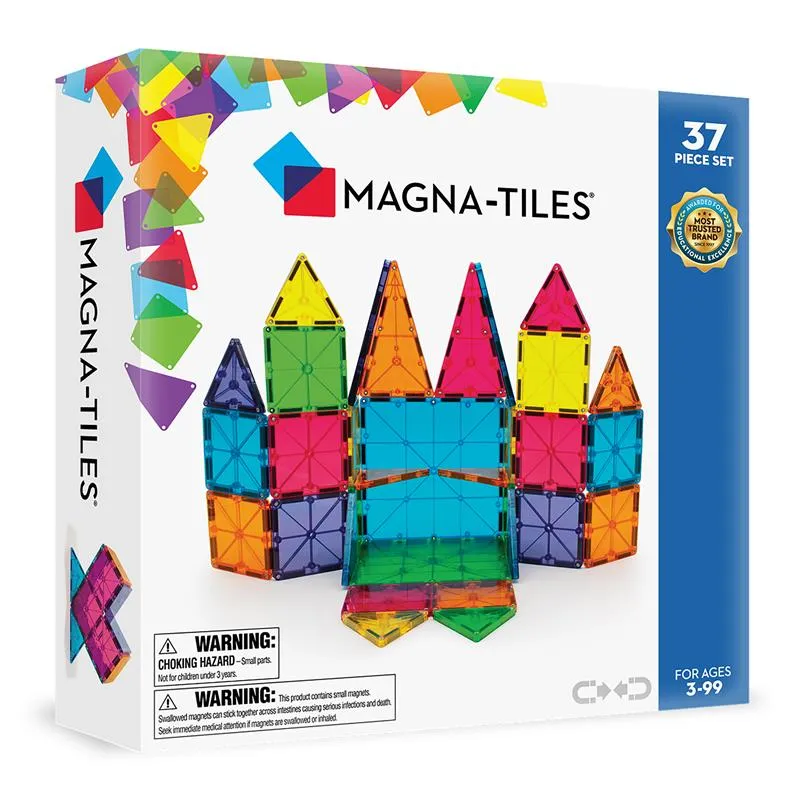 magna-tiles-classic-37-teile-magnetisches-konstruktionsspiel-starter-set image 1