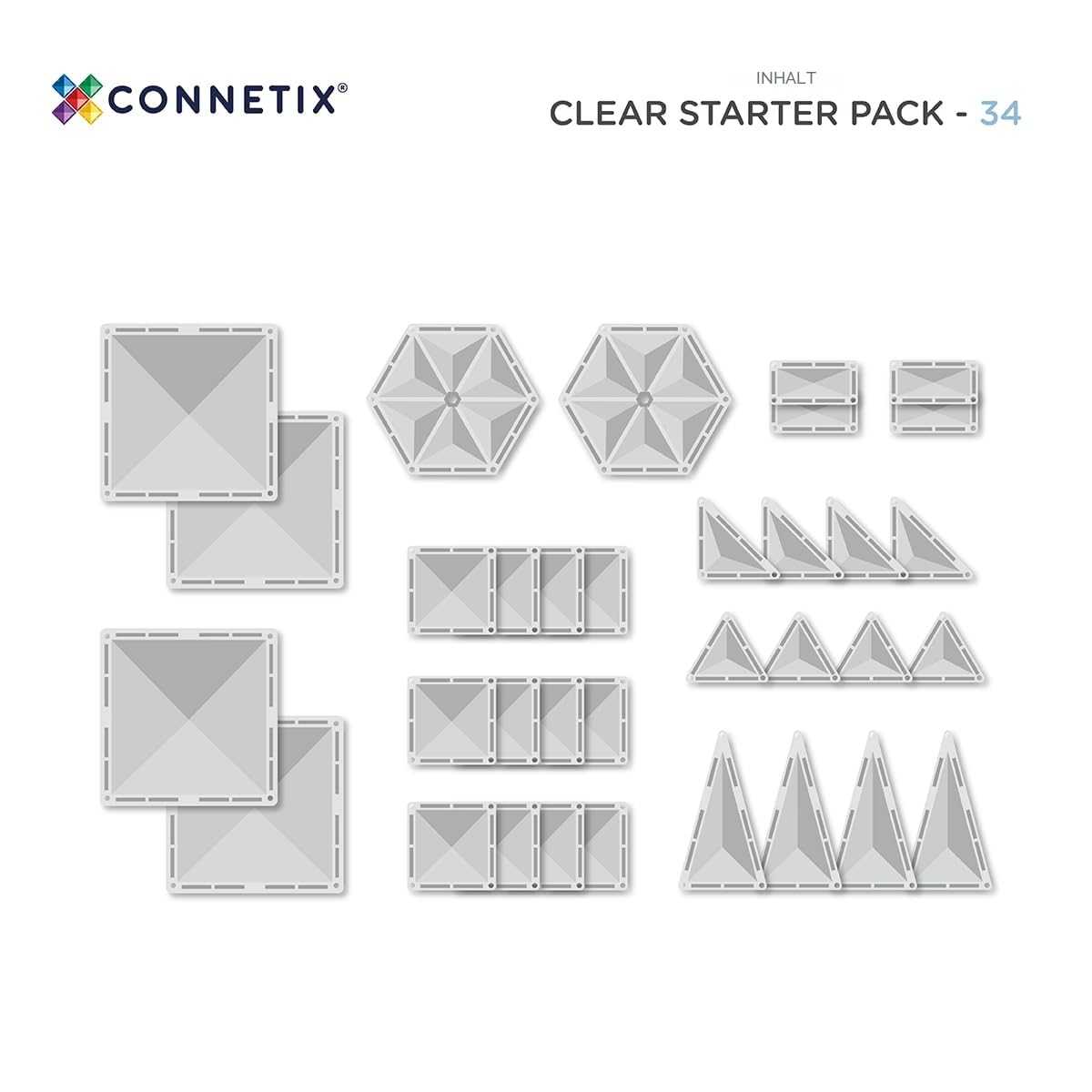 connetix-klar-starterpaket-34-st-ck-transparente-magnetbausteine-magnetfliesen image 6