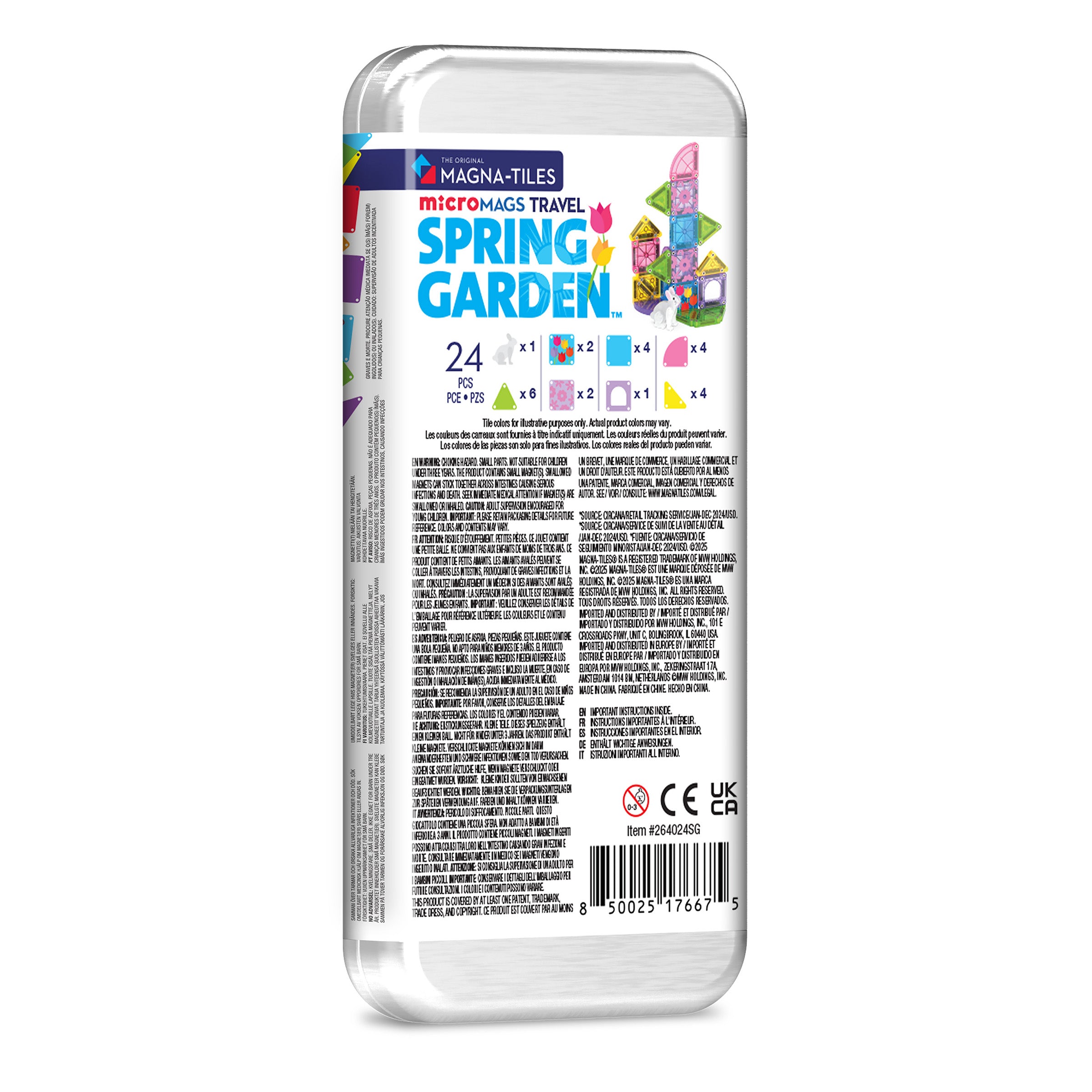 magna-tiles-micromags-spring-garden-24-teiliges-reise-set image 7