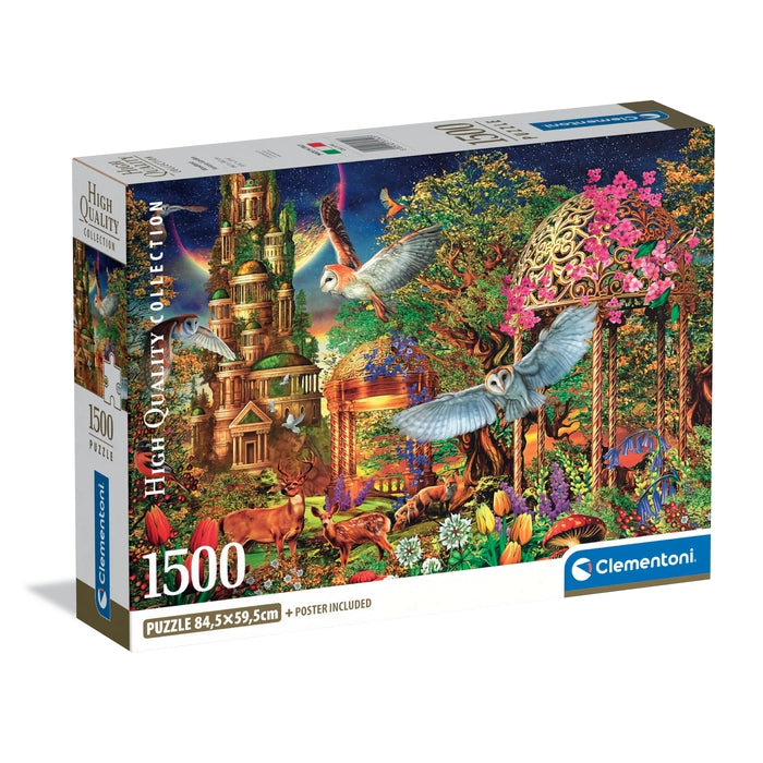 clementoni-woodland-fantasy-garden-puzzle-1500-teile image 1