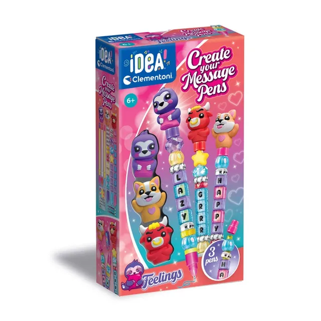 clementoni-idea-deine-nachrichten-stift-kreationen-emotions-kreativset-stifte-ge image 1