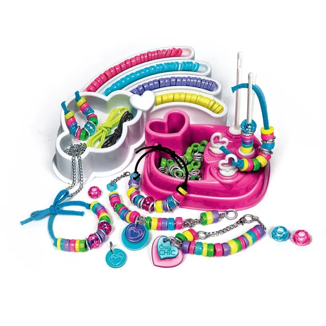 clementoni-crazy-chic-trendige-perlenarmb-nder-schmuck-set-mit-100-perlenringen image 1