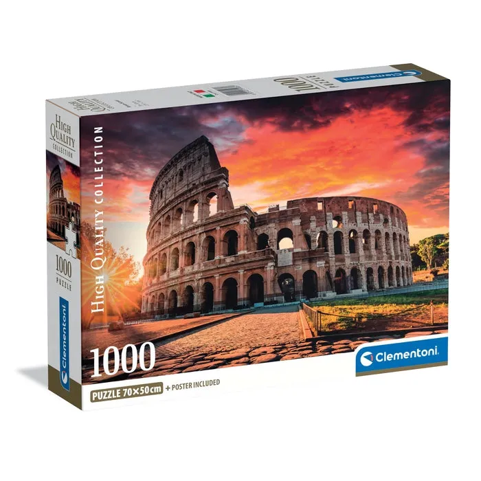 clementoni-puzzle-roman-sunset-1000-teile-70-x-50-cm image 1