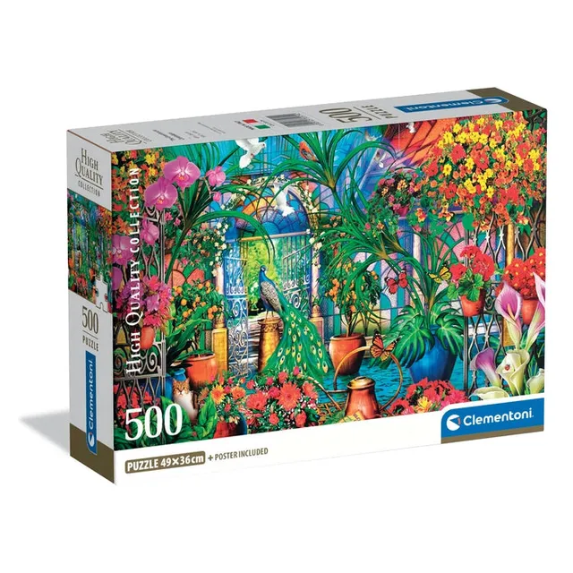 clementoni-the-greenhouse-caretakers-puzzle-500-teile image 1