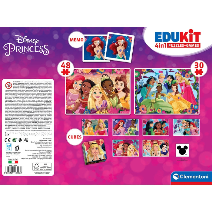 clementoni-edukit-4-in-1-disney-princess-puzzle-memo-w-rfelpuzzle-set image 6