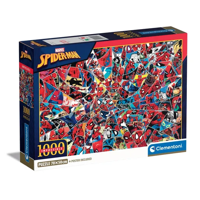 clementoni-puzzle-1000-teile-spiderman-70-x-50-cm image 1