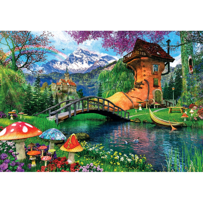 clementoni-the-old-shoe-house-puzzle-500-teile-fantasy-49-x-36-cm image 2
