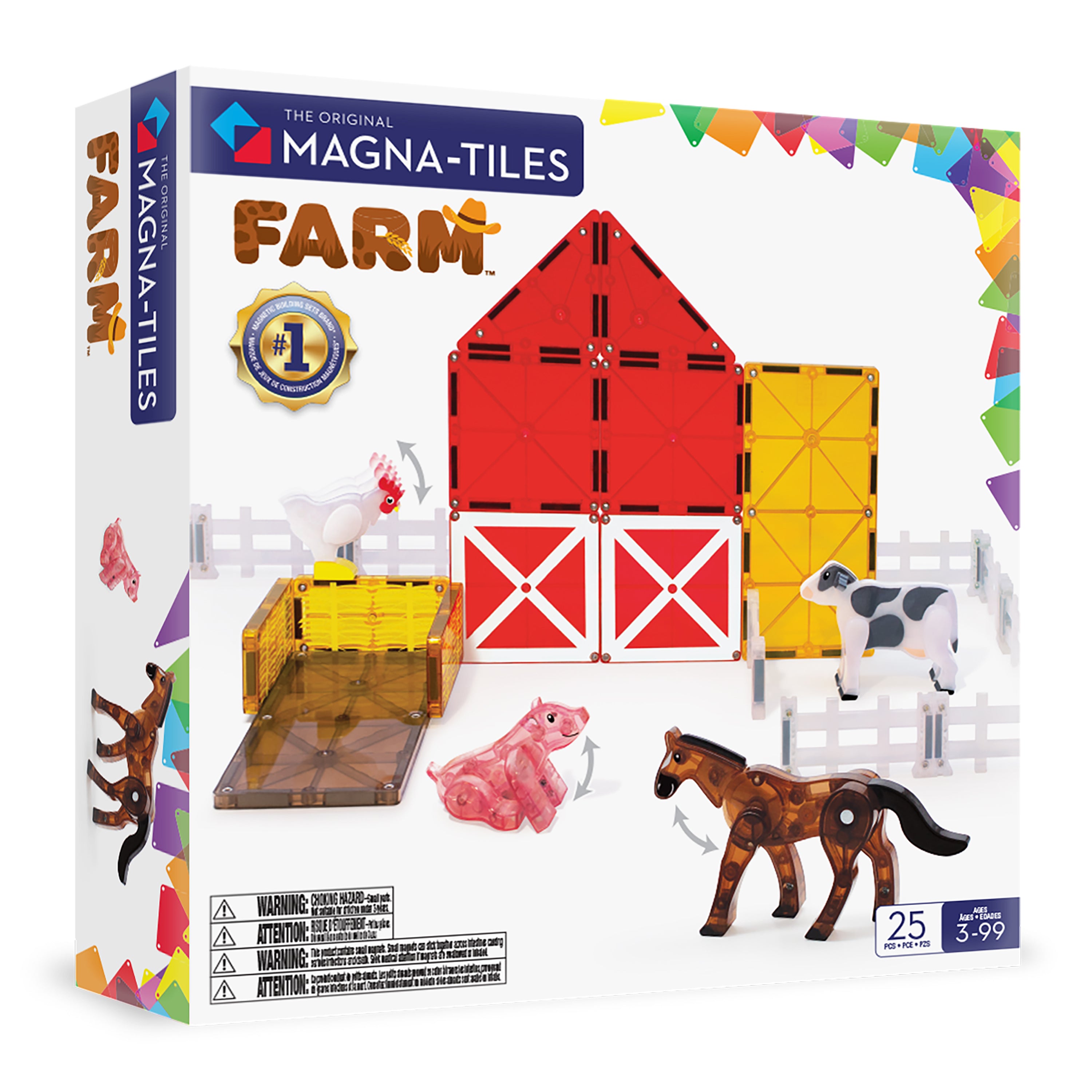 magna-tiles-farm-25-teiliges-bauernhof-set-mit-tieren image 1