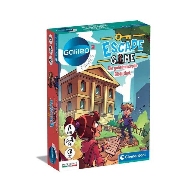 clementoni-galileo-games-escape-game-die-geheimnisvolle-bibliothek-8-99-jahre image 1