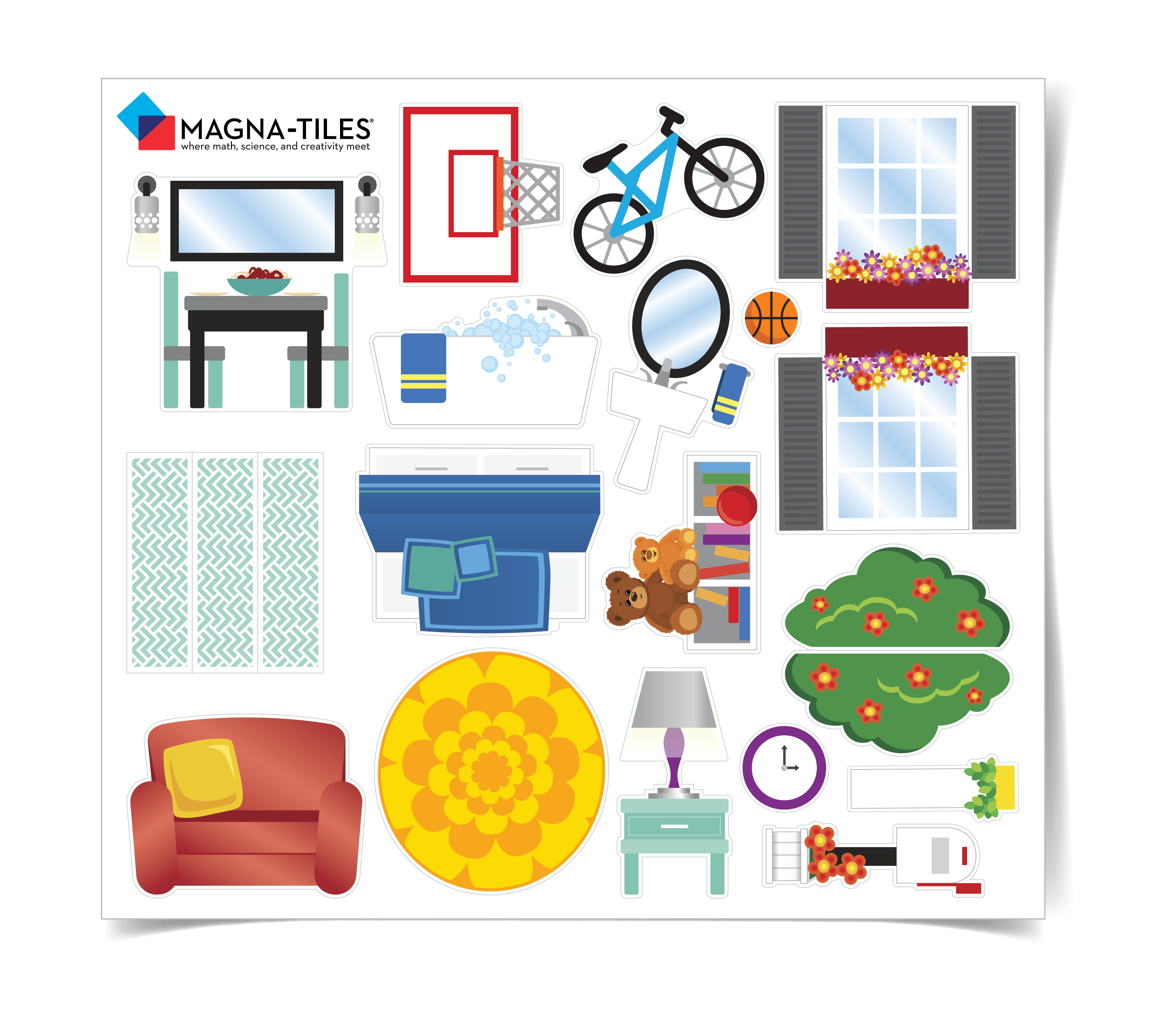 magna-tiles-house-28-teiliges-magnet-bauhaus-set image 6