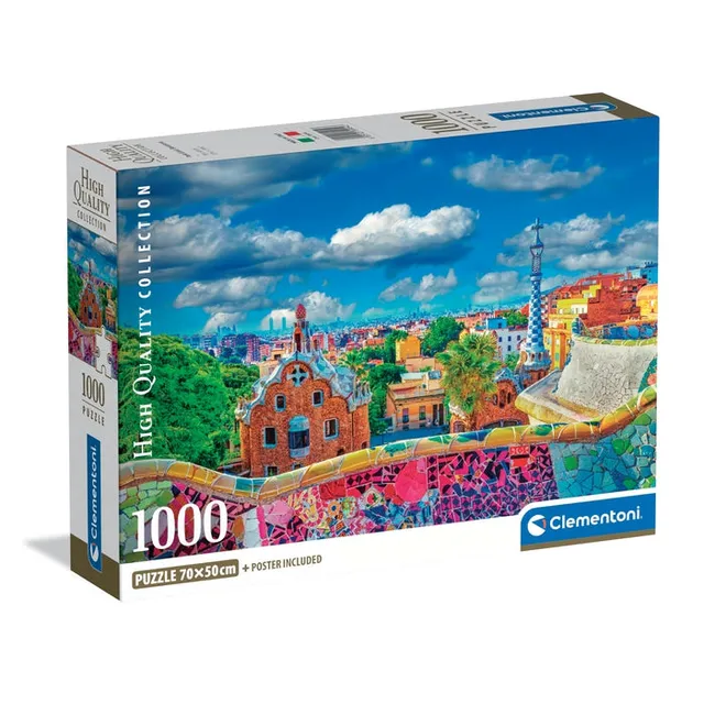 clementoni-park-g-ell-barcelona-puzzle-1000-teile-70-x-50-cm image 1