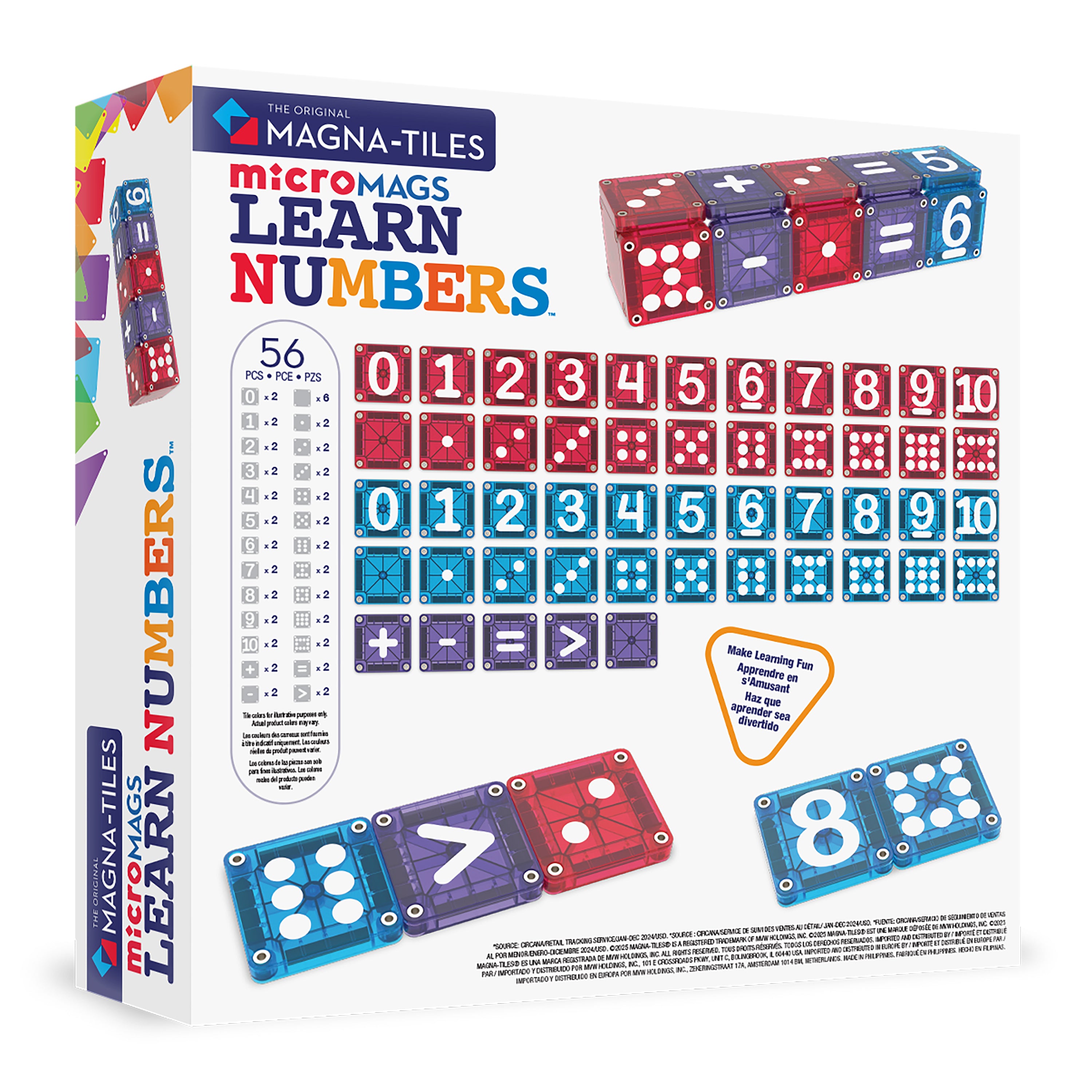 magna-tiles-micromags-learn-numbers-56-teiliges-magnet-bauset image 7