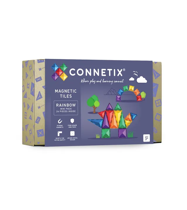 connetix-regenbogen-mini-pack-magnetbausteine-24-st-ck image 1