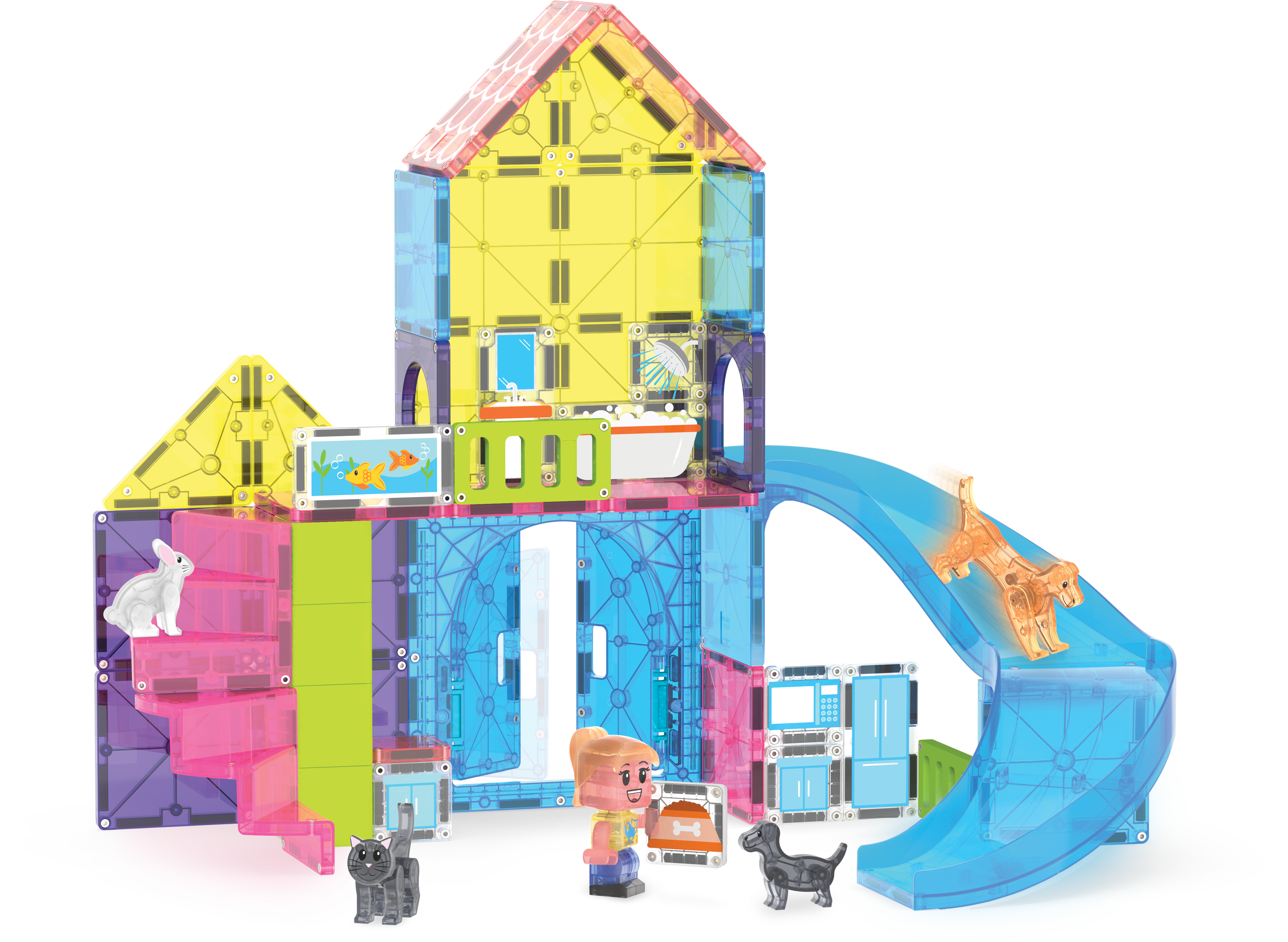 magna-tiles-pet-playhouse-50-teiliges-magnetisches-konstruktionsspiel image 5