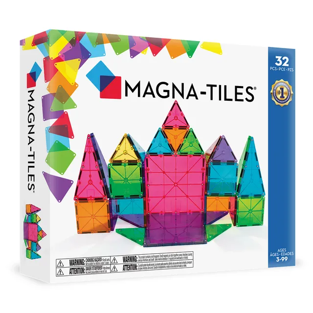 magna-tiles-classic-32-teiliges-set-magnetisches-basis-konstruktionsspiel image 1