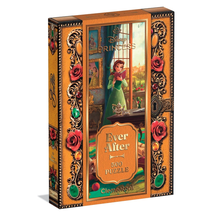 clementoni-disney-prinzessinnen-puzzle-belle-500-teile-erwachsenen-familienpuzzl image 1