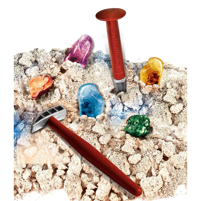 clementoni-galileo-lab-ausgrabungs-set-steine-und-mineralien-mit-hammer-und-mei- image 2