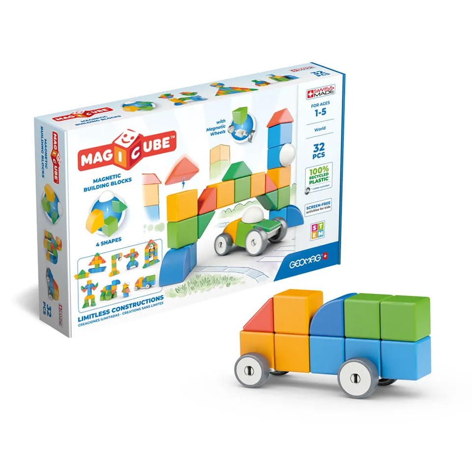 geomag-magicube-shapes-32-pcs-magnet-baukasten image 1