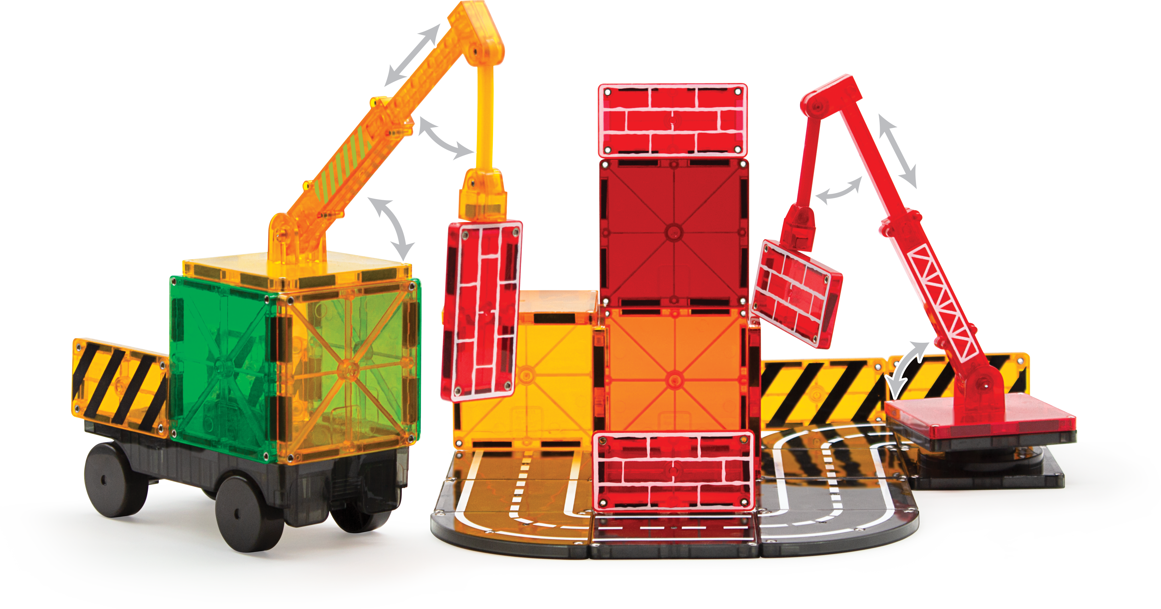 magna-tiles-builder-32-teiliges-magnet-bauset-mit-kran image 3