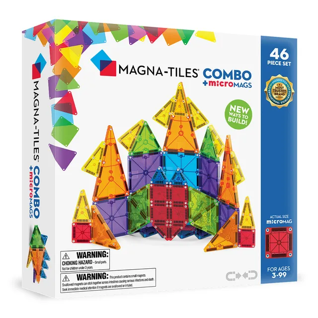 magna-tiles-combo-46-teiliges-set-magnetisches-konstruktionsspiel image 1