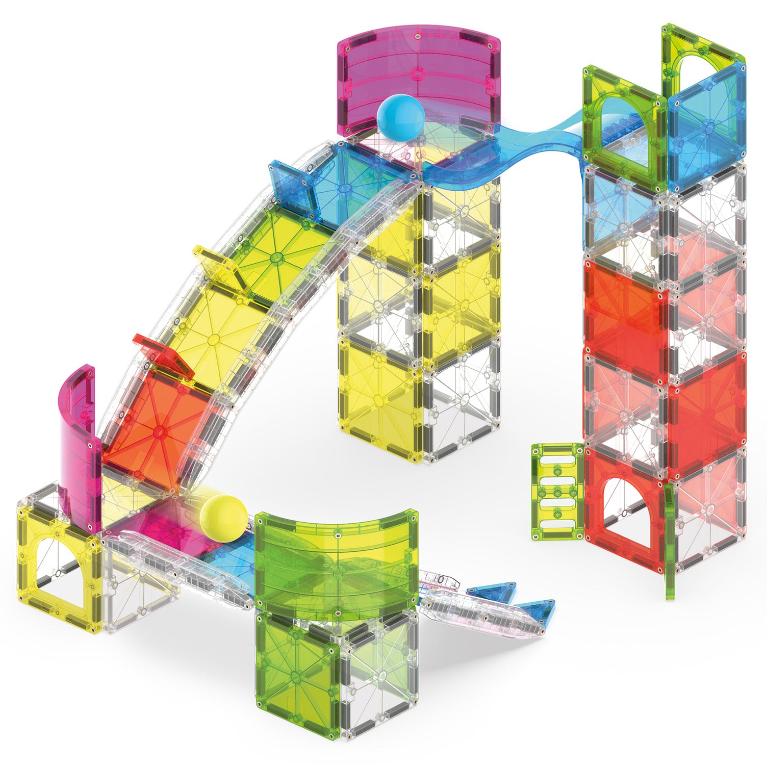 magna-tiles-rail-racers-max-80-teiliges-kugelbahn-set image 5