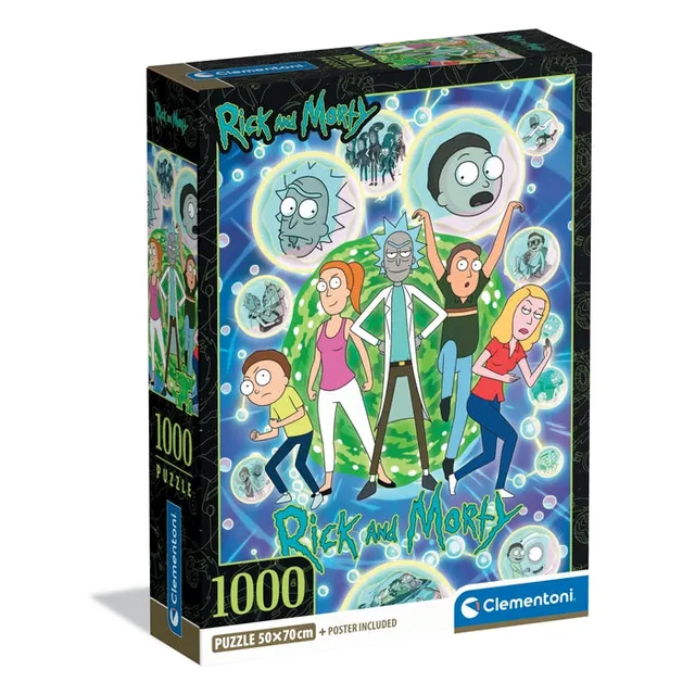 clementoni-rick-morty-puzzle-1000-teile image 1