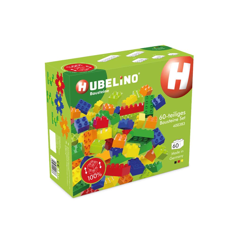 hubelino-60-teiliges-bausteine-set-grundbausteine-bunt image 1