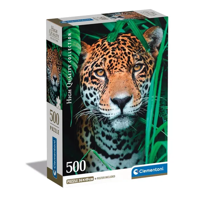 clementoni-jaguar-in-the-jungle-puzzle-500-teile image 1