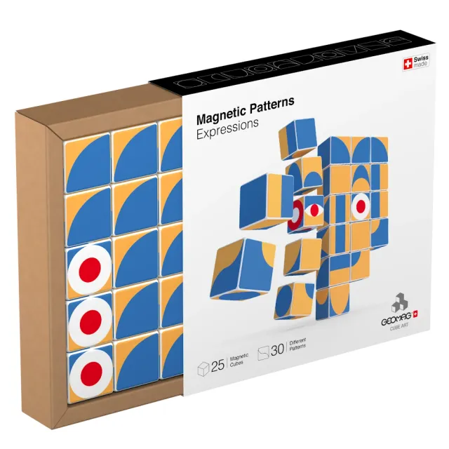 geomag-cube-art-patterns-expressions-magnetisches-3d-bau-und-konstruktionsspiel image 1