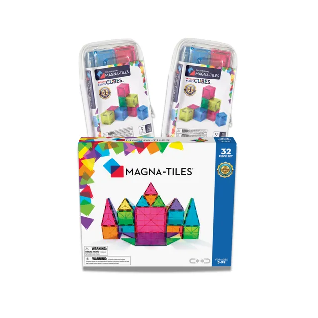 magna-tiles-early-learning-bundle-magnet-bauset image 1