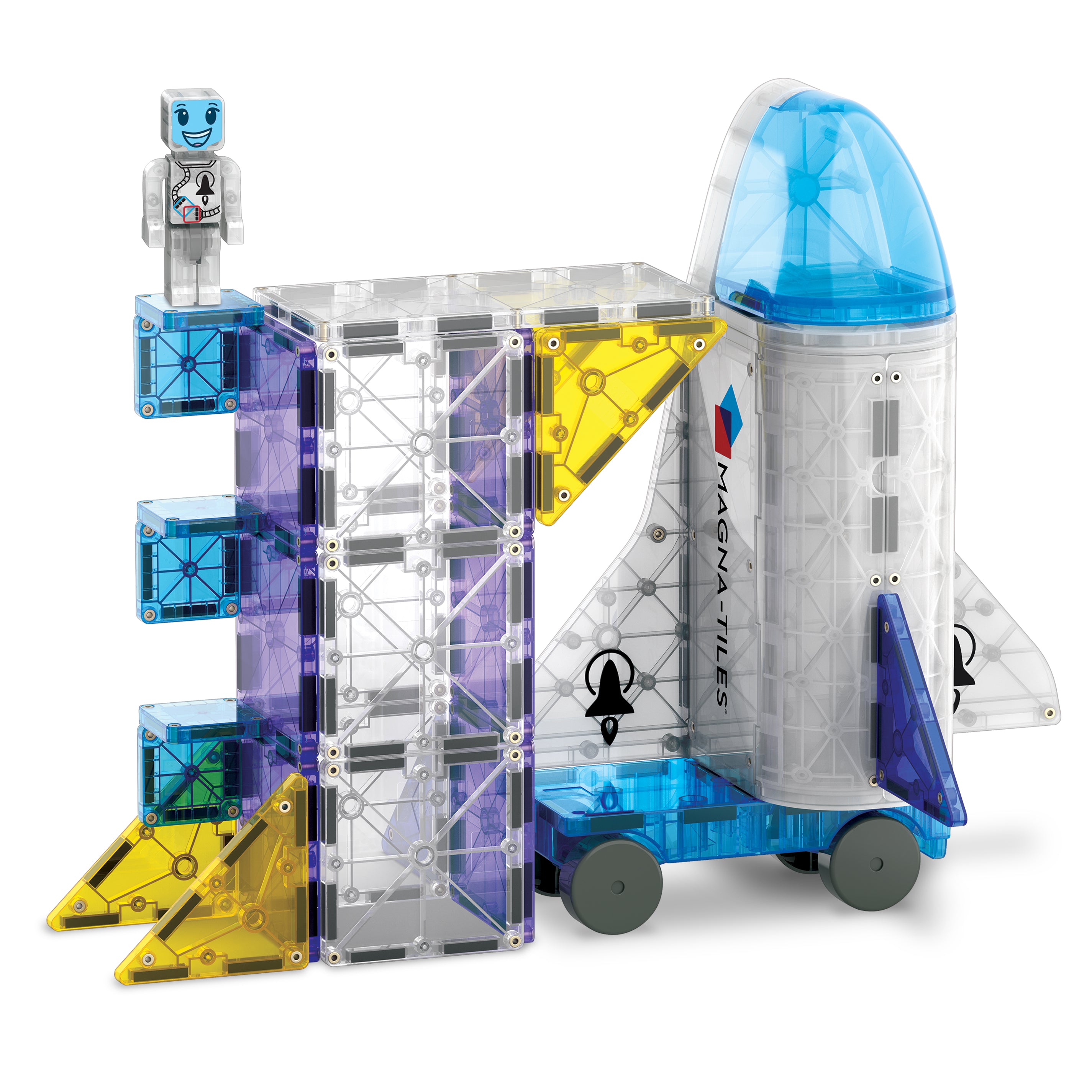 magna-tiles-space-32-teiliges-weltraum-set-mit-shuttle image 4