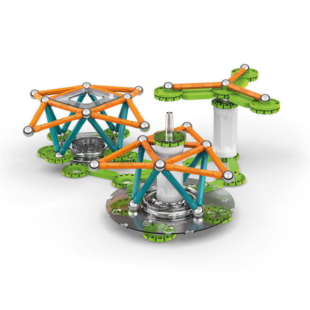 geomag-mechanics-motion-3-gears-160-teiliges-magnetbaukasten-set image 2
