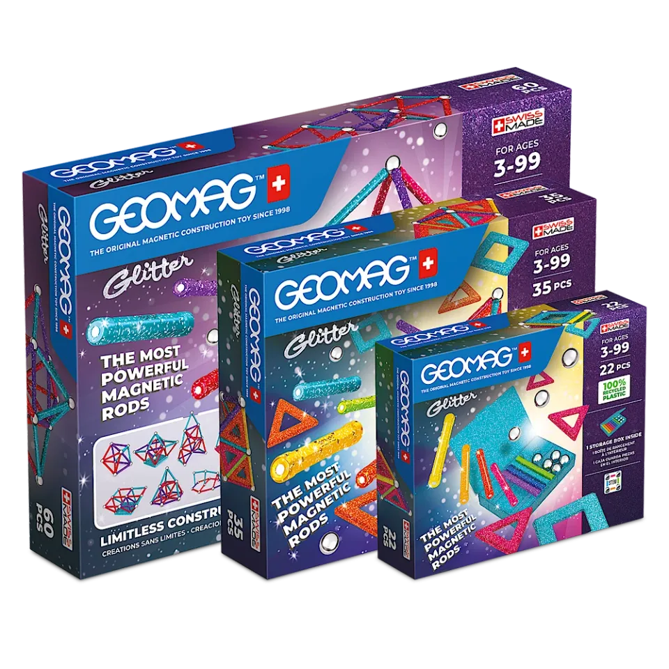 geomag-classic-glitter-bundle-grande-magnetbauset-gro-pack-glitzernd image 1