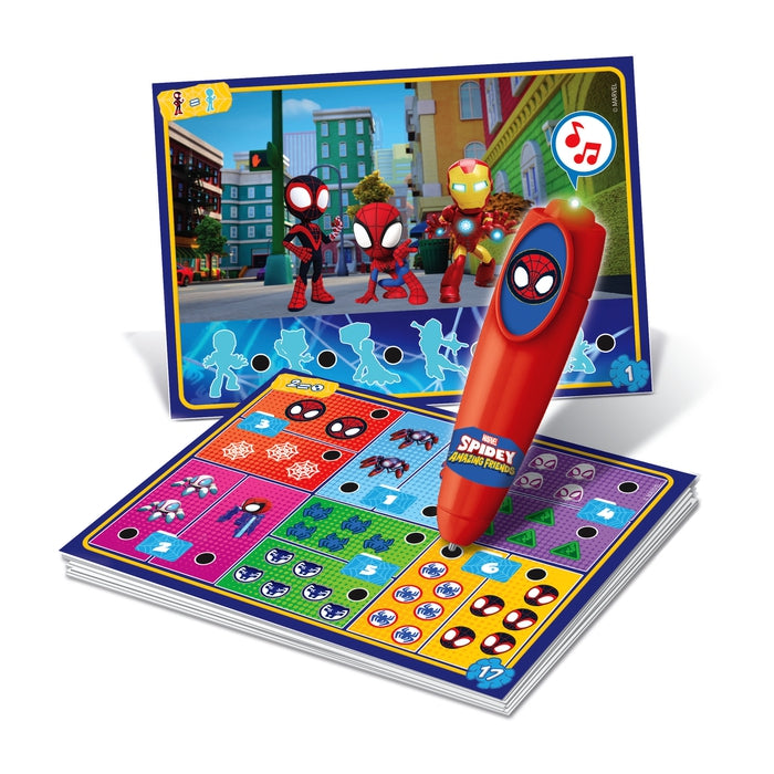 clementoni-e-lektor-quiz-basic-spidey-und-seine-freunde-elektronisches-lernspiel image 2