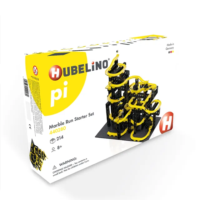 hubelino-pi-kugelbahn-starter-set-214-teilig image 1