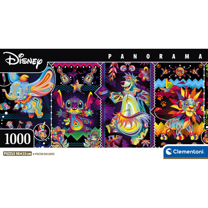 clementoni-joys-puzzle-1000-teile-98-x-33-cm-disney-figuren image 4