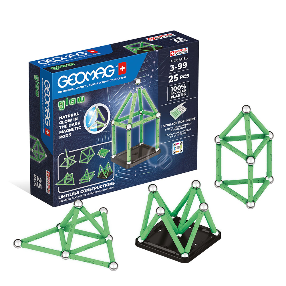 geomag-classic-glow-recycled-25-pcs-magnet-baukasten image 1