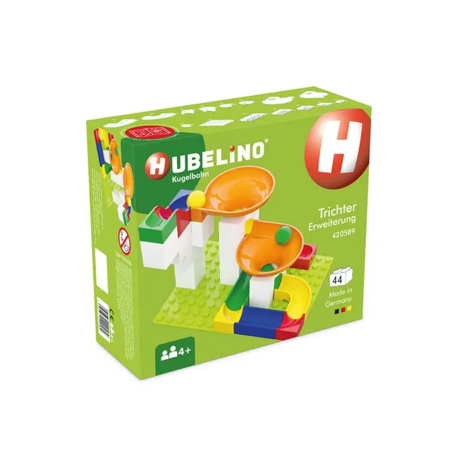 hubelino-trichter-erweiterung-kugelbahn-set-mit-2-trichtern image 1