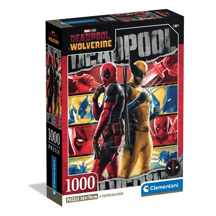 clementoni-marvel-deadpool-puzzle-1000-teile-70-x-50-cm image 1