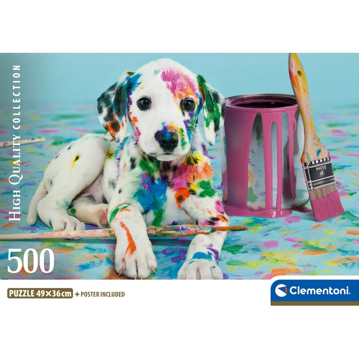 clementoni-puzzle-the-funny-dalmatian-500-teile-49-x-36-cm image 4