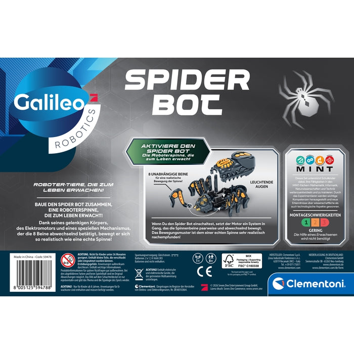 clementoni-galileo-build-spider-bot-mint-konstruktionsspielzeug image 2