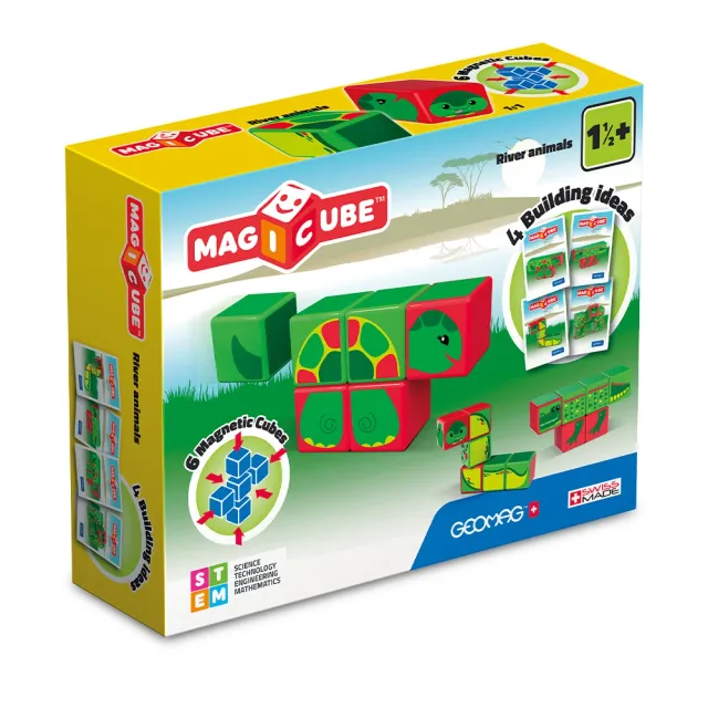 geomag-magicube-river-turtle-bauset image 1
