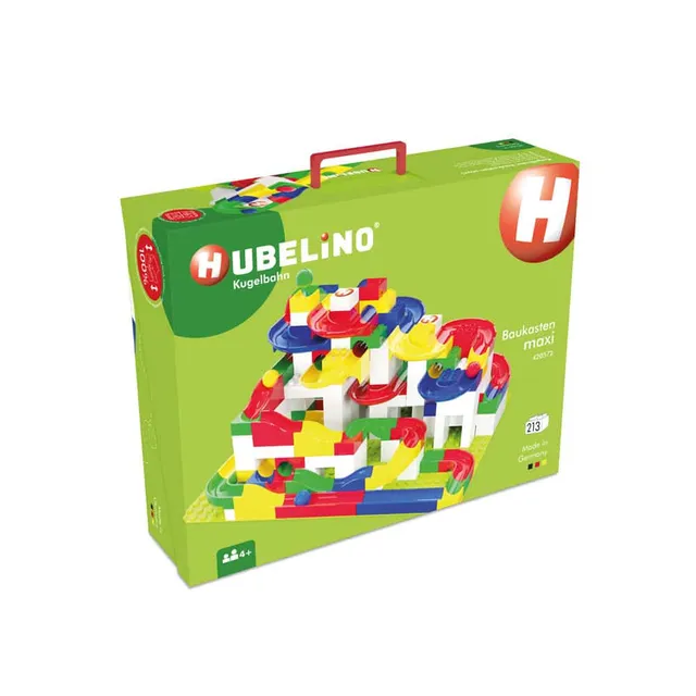 hubelino-baukasten-maxi-kugelbahn-starterset-213-teilig image 1