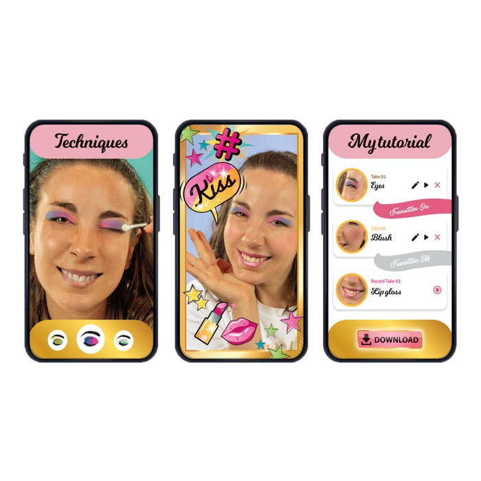clementoni-crazy-chic-make-up-artist-beauty-set-mit-ringlicht image 4