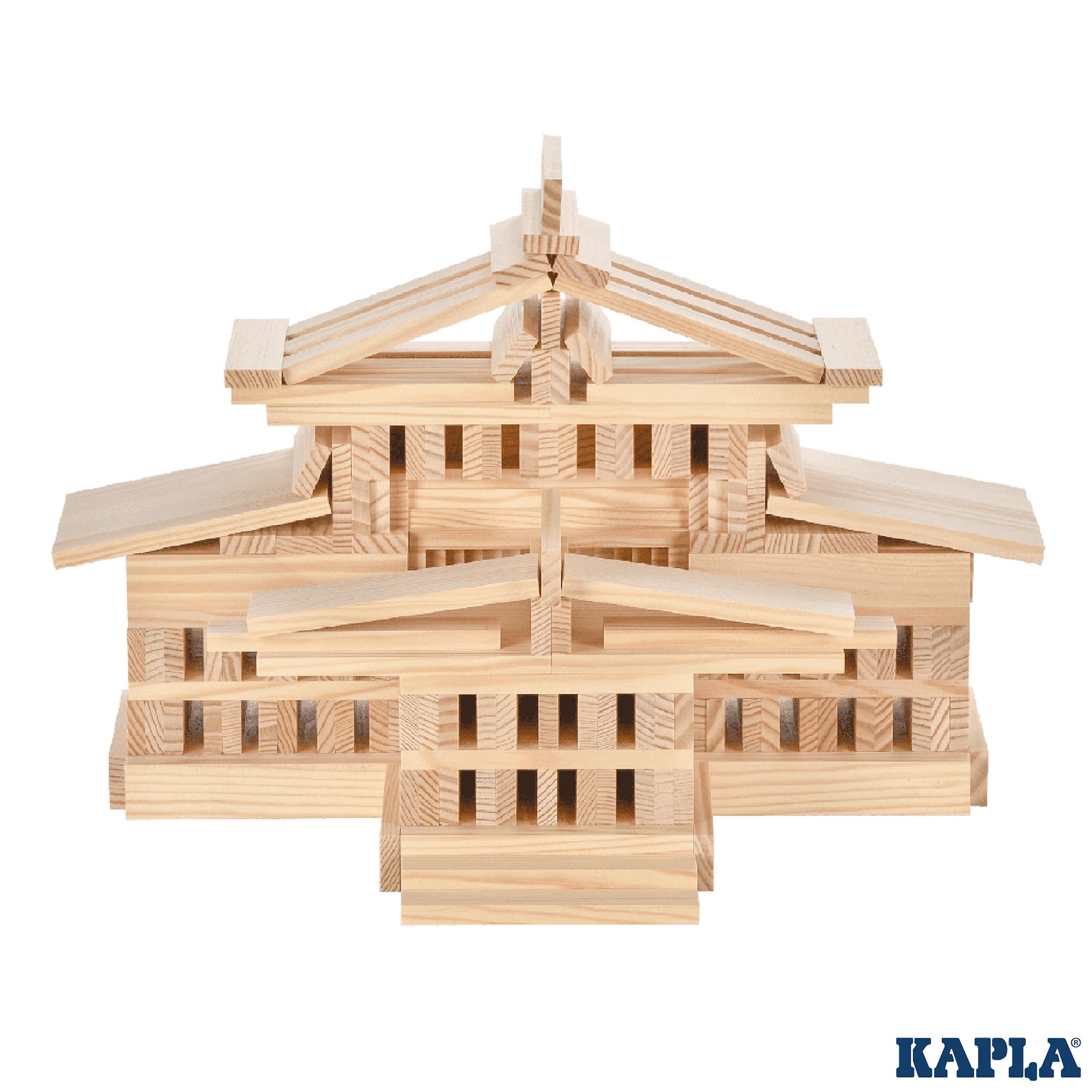 kapla-holzbaukasten-280-steine-in-holzkiste-mit-kunstbuch-natur image 7