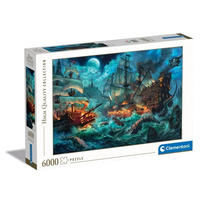 clementoni-puzzle-pirates-battle-6000-teile-168-6-x-118-4-cm image 1