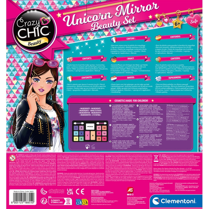 clementoni-crazy-chic-make-up-spiegel-deluxe-beauty-set-ab-6-jahren image 6