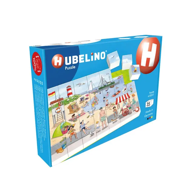 hubelino-puzzle-ausflug-zum-badestrand-35-teilig-steckpuzzle-mit-grundplatte image 1