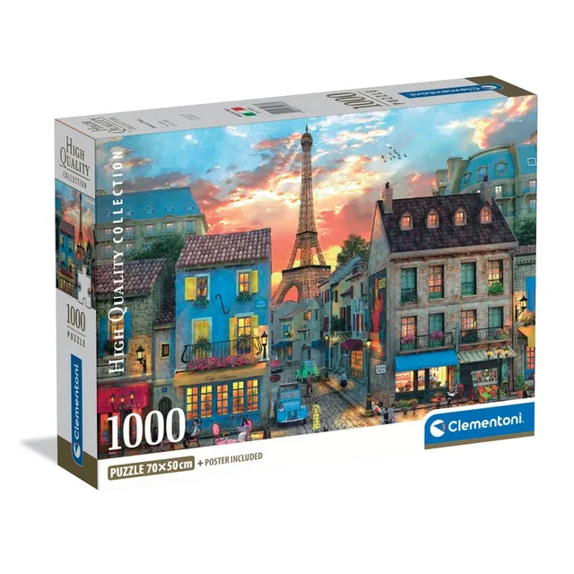 clementoni-streets-of-paris-puzzle-1000-teile-70-x-50-cm image 1